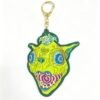 2D Weird Monster Face PVC Keychains Wholesale Creepy Art Soft Rubber Key Chains