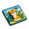 3D Cute Cartoon Tiger Jungle PVC Fridge Magnets Wholesale Kids Animal Soft Rubber Refrigerator Magnets