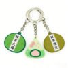 2D Japanese Matcha Dessert PVC Keychains Wholesale Wagashi Food Soft Rubber Key Chains