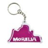 2D Morella City Outline PVC Keychains Wholesale Geographic Shape Soft Rubber Key Chains