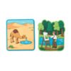 2D Cartoon Landscape PVC Fridge Magnets 2D Cute Cartoon Landscape PVC Fridge Magnets Wholesale Camel Desert Painter Nature Decor Magnets