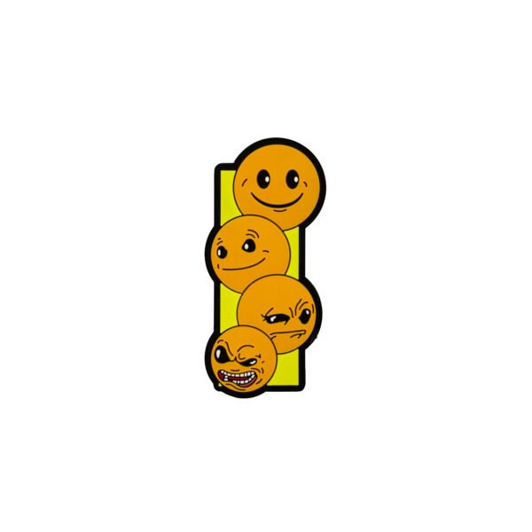 2D PVC Funny Expression Emoji Fridge Magnet Custom wholesale 2D PVC stacked funny emoji faces fridge magnet, cartoon expression decorative magnet