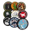 Custom Round Military Tactical PVC Velcro Patches Wholesale Army Air Force Hook & Loop Patches