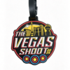 PVC Round Vegas City Text Travel Luggage Tag Custom wholesale PVC round vegas city text luggage tag, retro las vegas event scenic travel baggage tag