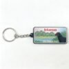 Printed Arkansas USA Scenery PVC Keychains Wholesale Travel Souvenir Soft Rubber Key Chains