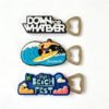 PVC Bottle Openers Wholesale Surfing Beach Outdoor Soft Rubber Beer Openers Wave Sports Vacation Souvenir Openers