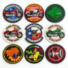 Motorcycle Themed PVC Velcro Patches Wholesale Biker Rider Tactical Hook & Loop Patches