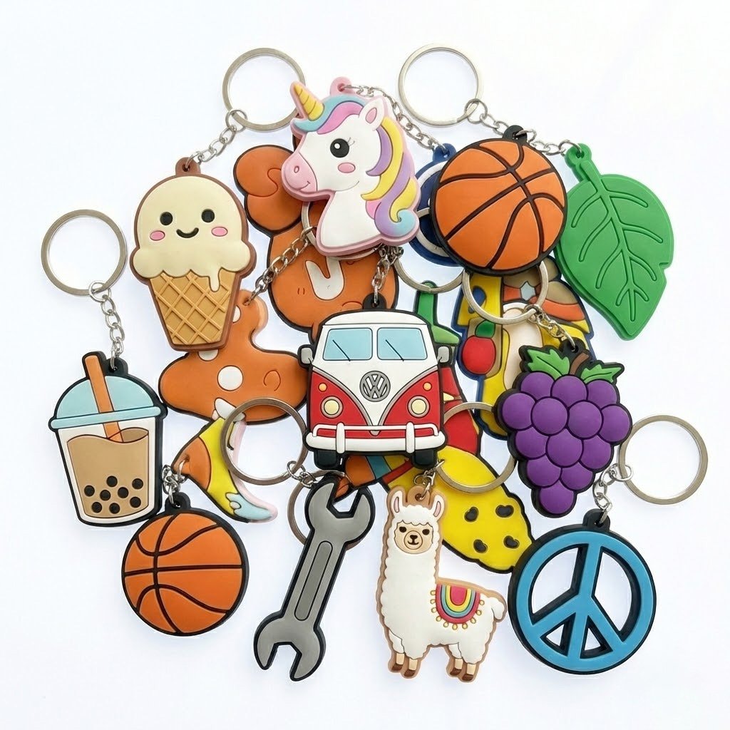2D PVC Keychain 1