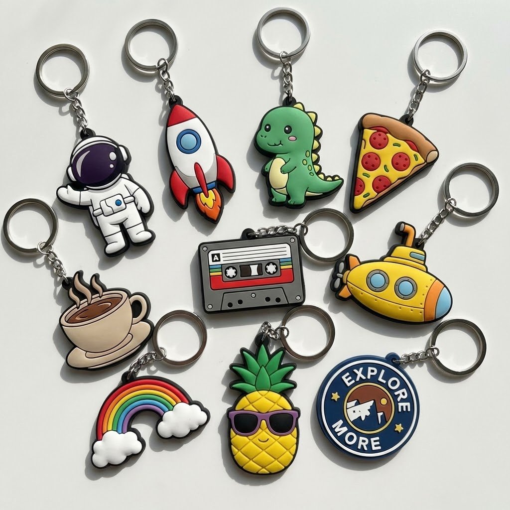 PVC keychain