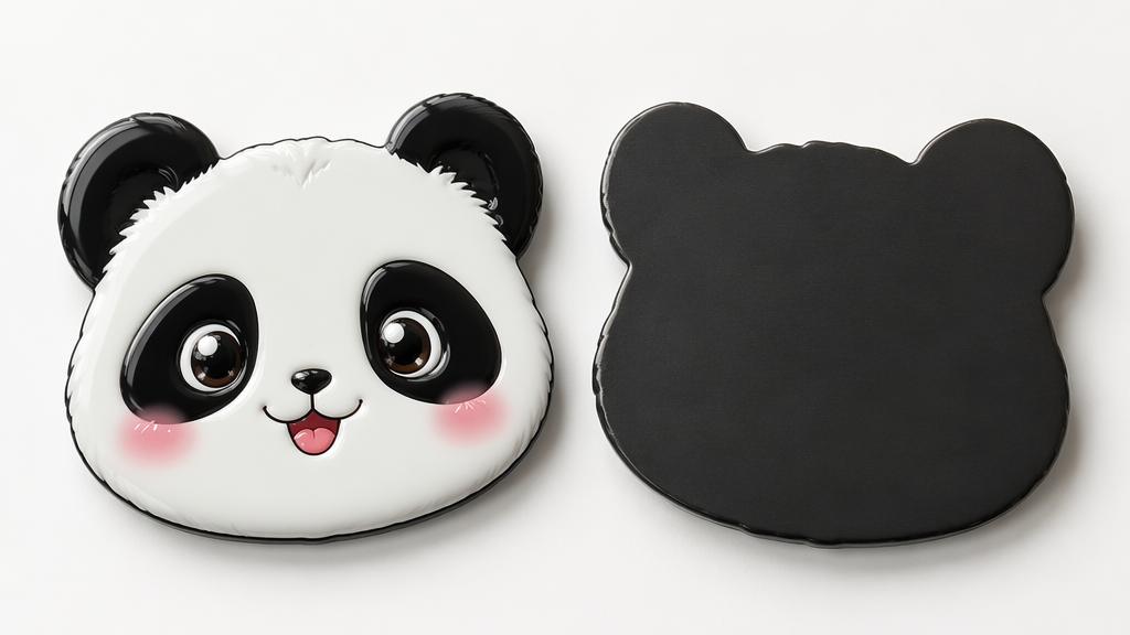 Cartoon Panda Metal Flexible Magnet Fridge Magnet