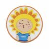 Cartoon Sunflower PVC Coaster