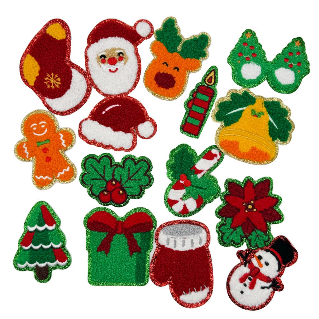 Christmas Theme Chenille Patch