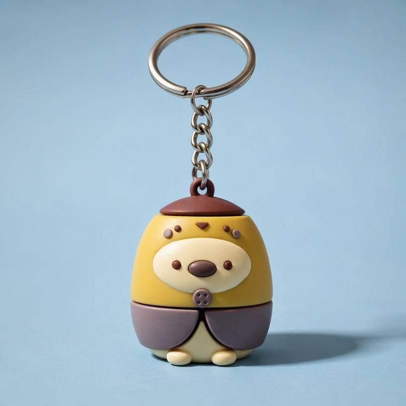 Custom 3D PVC Keychains custom product example