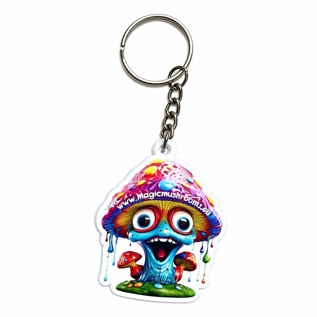 Custom Printed PVC Keychains custom product example
