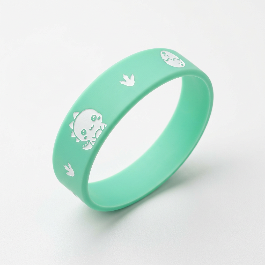 Custom Silicone Wristbands custom product example