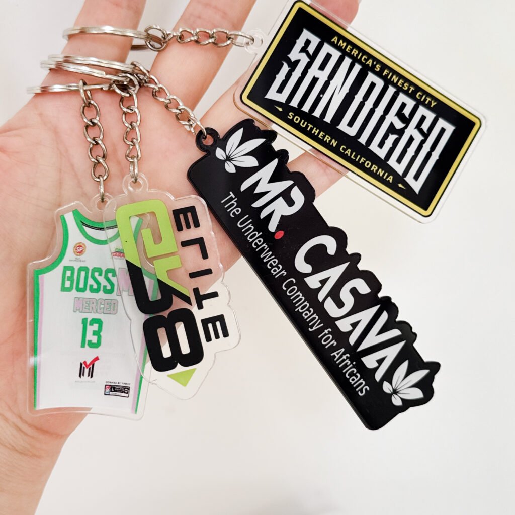 Double-Layer Clear Acrylic Keychain