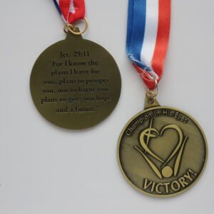 Faith Theme Metal Medal