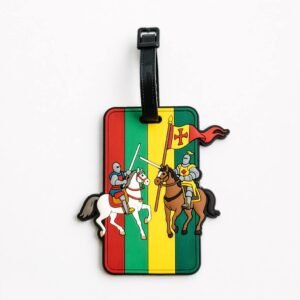 Medieval Knight Jousting PVC Luggage Tag