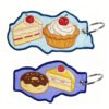 Sweet dessert embroidery keychain