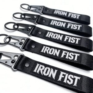 Iron Fist Tactical Nylon Webbing Keychain