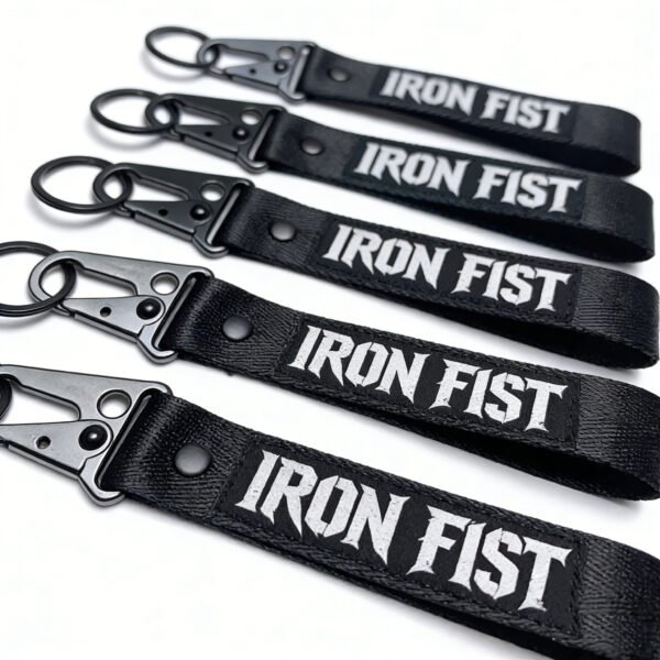 Iron Fist Tactical Nylon Webbing Keychain