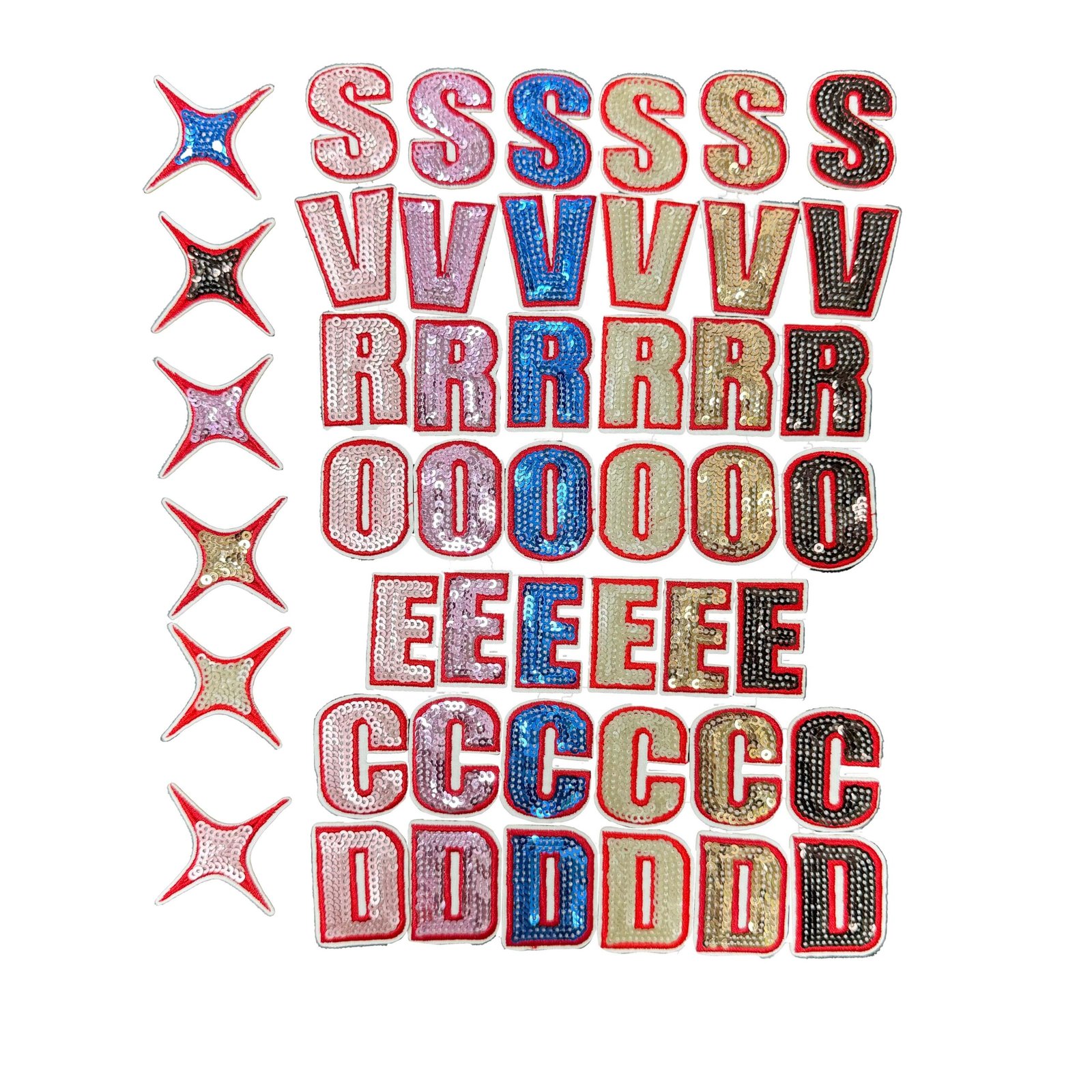 Custom sequin patches