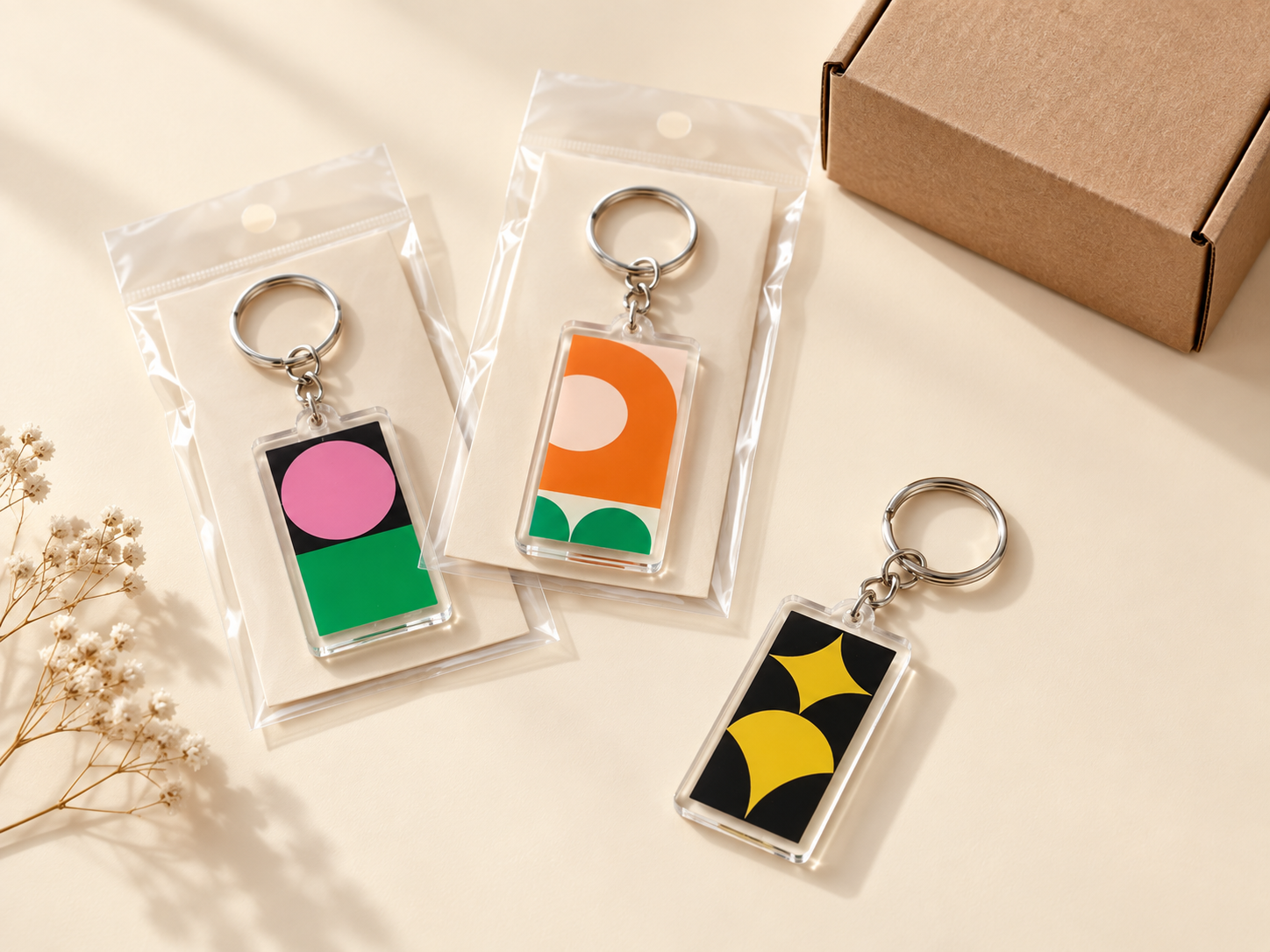 Custom Acrylic Keychains custom product example
